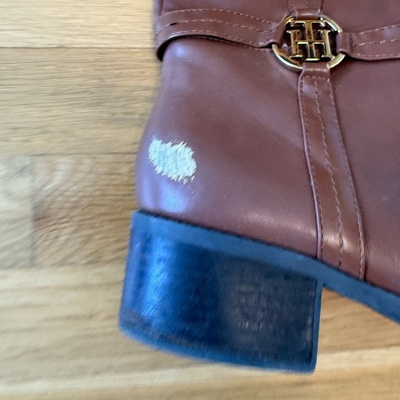 Tommy Hilfiger Caramel brown Knee-High Boots size 9.5 M - Picture 2 of 10